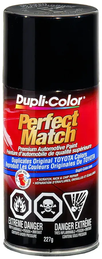 Toyota Colors- Black Metallic- Paint Code 1G8/204/202 - Dupli