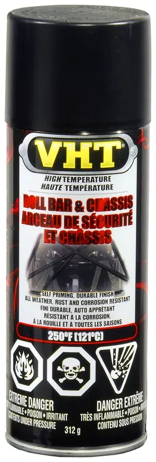 Vht High Temperature Roll Bar & Chassis Paint - Satin Black - 11