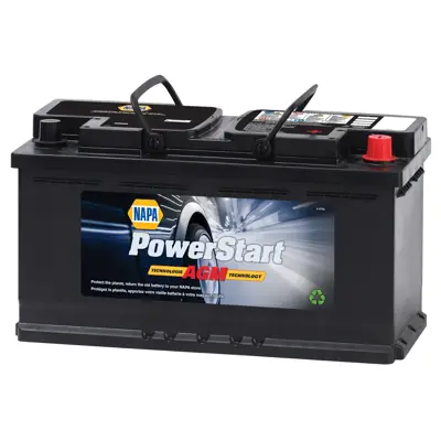 NAPA Powerstart Battery BCI No. 49 850 CCA 12 V RNB 49AGM02