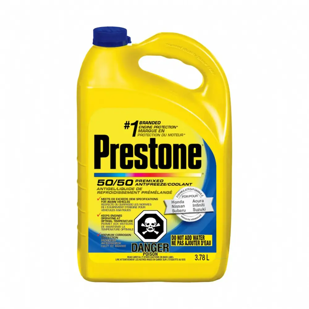 Prestone Asian Vehicle Premixed Antifreeze Coolant Blue 50/50