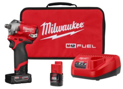 Milwaukee M12 FUEL Cordless Brushless Stubby 1/2 in. Impact
