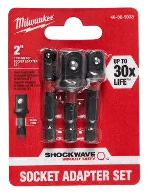 Milwaukee SHOCKWAVE Impact Duty 1/4 in. Hex Shank Socket Adapter