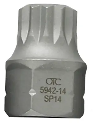 OTC 3/8 in Drive 14 mm Xzn Short Socket Bit OTC 594214 | Product