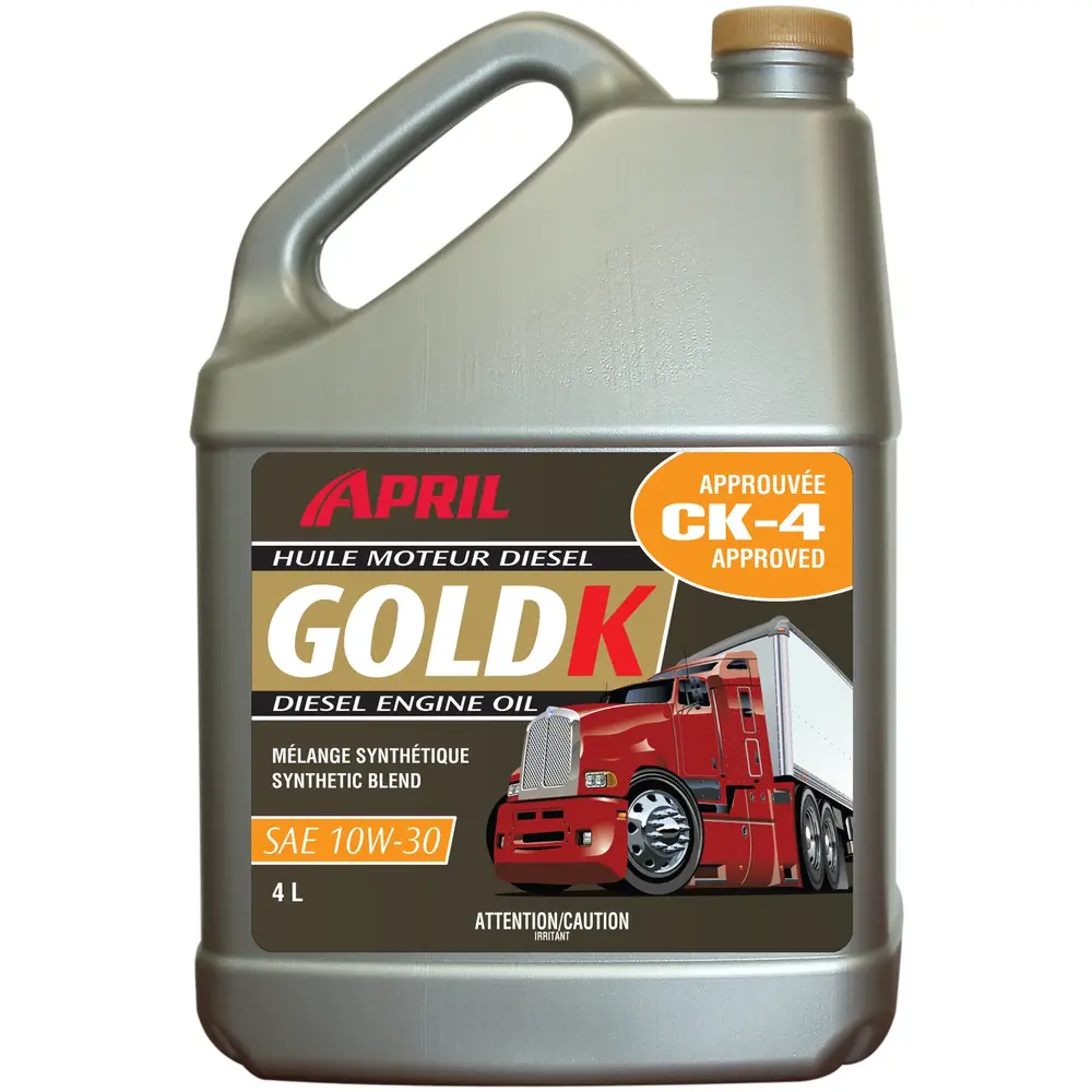 April Super Flo 10W 30 Ck-4 Synthetic Blend Diesel Engine Oil, 4L