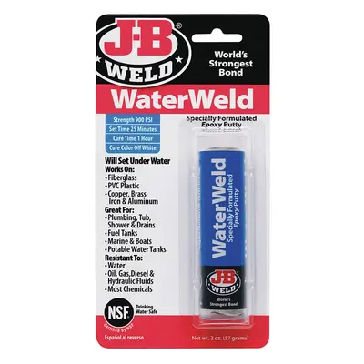 JB Weld WaterWeld Waterproof Epoxy Putty Stick, 57 g CBC 8277CAN