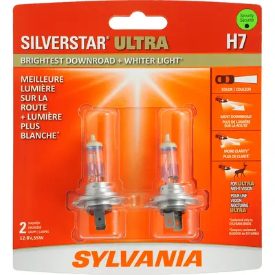 SYLVANIA - 9005 (HB3) SilverStar zXe GOLD High Perforance Halogen Headlight Bulb - Bright White