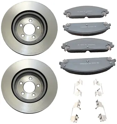 Disques De Frein Avant Pour Citroën C5, C6, Peugeot 407, 607 - Lot De 2, Disques Ventilés, Diamètre 329.8 Mm, Référence 424970 - 9