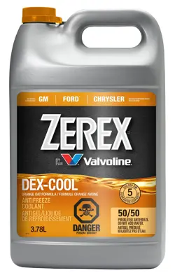 Zerex Coolant/Antifreeze DexCool Pre Mized 50/50, 3.78 L VAL