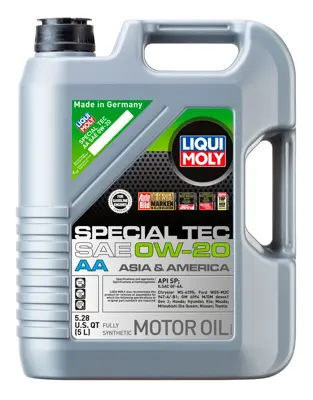Liqui Moly Special Tech AA Motor Oil 0W20 Full Synthetic 5 l LMY