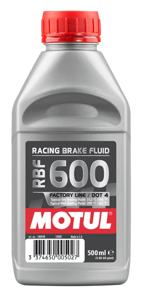 Motul RBF 600 Racing Brake Fluid DOT 4, 500ml MTL MO100948