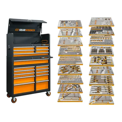 therampageセット Gearwrench 873 Piece MEGAMOD Mechanics Tool Set in Premium Modular