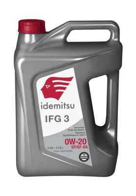 Idemitsu Motor Oil 0W20 Full Synthetic 5 qt (US) IDM 30015203953