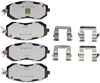 NAPA Adaptive One Brake Pads Copper Compliant OE Material
