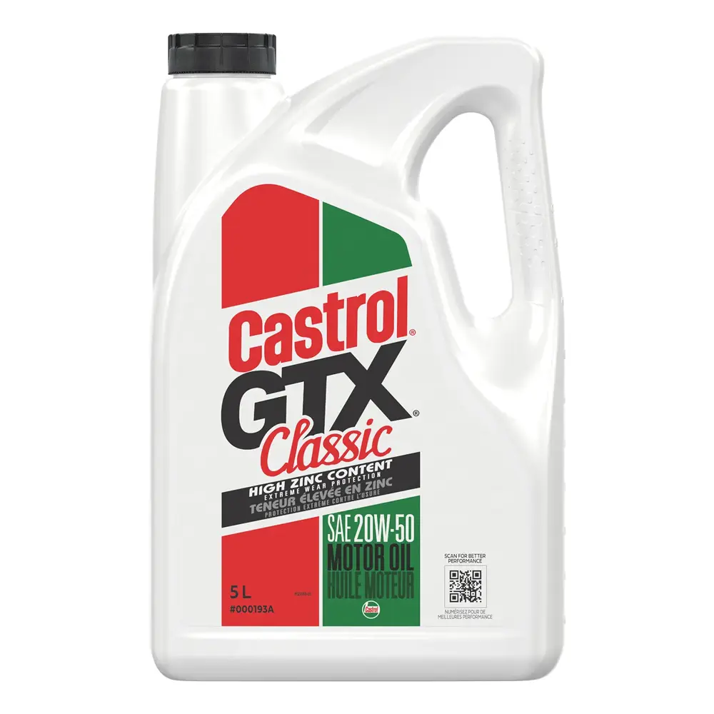 Castrol 20W-50 Gtx Classic, 5 l CAS 000193A | Product Details