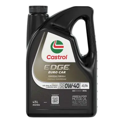 Castrol Edge A3/B4 0W-40, 4.73L CAS 0201832 | Product Details