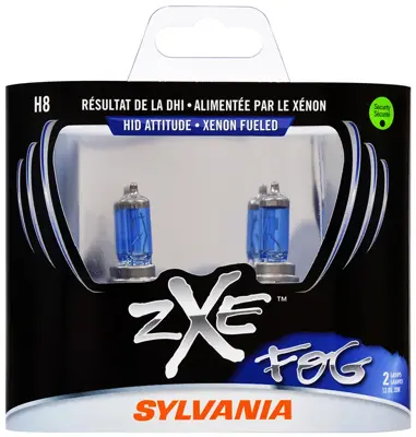 Sylvania ZXE H8 Fog Light Halogen Bulb - Whiter light SYL H8SZBB2