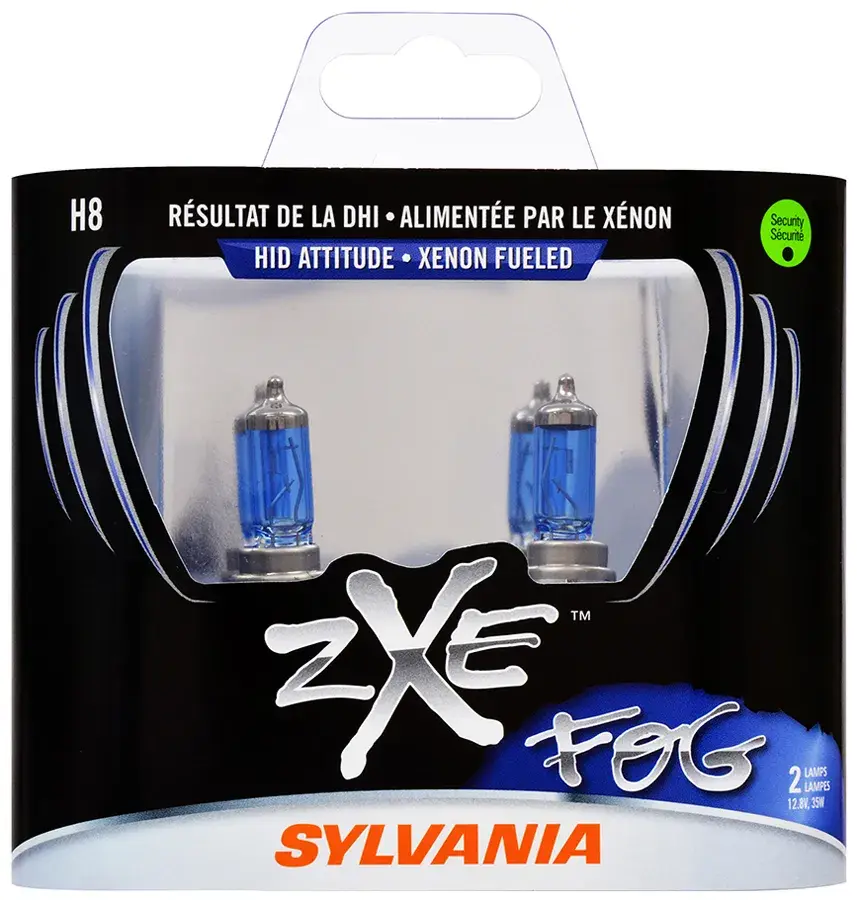 Sylvania ZXE H8 Fog Light Halogen Bulb - Whiter light SYL H8SZBB2