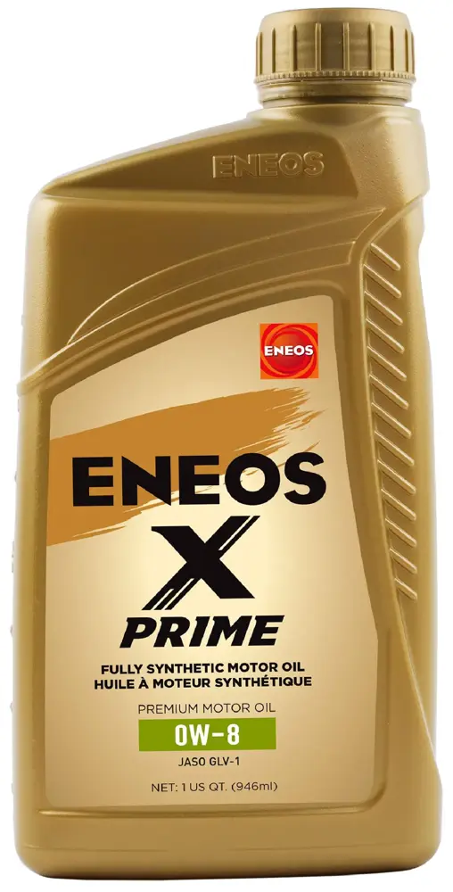 ENEOS Synthetic Motor Oil 0W8 Full Synthetic 1 qt (US) ENE 3000300