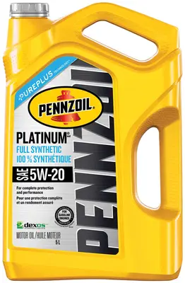 Pennzoil Platinum Motor Oil 5W20 Full Synthetic 5 l PEN 550046123