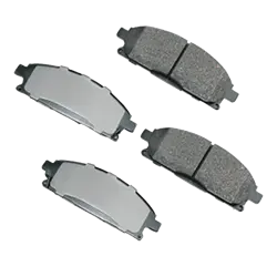 Detroit Axle Front Ceramic Brake Pads With Hardware – For Mazda Protege / Protege5 2001-2003
