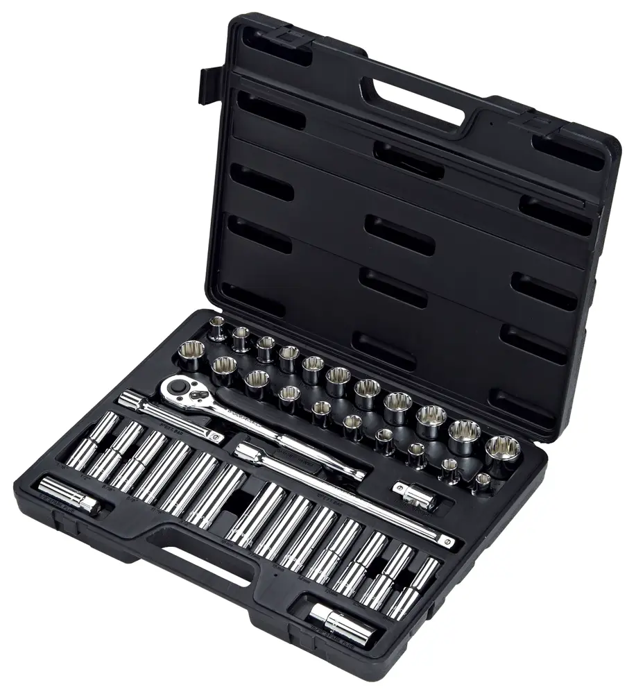 Evercraft 40 Pieces 1/2 in Drive Master Socket Set ECF 7740112