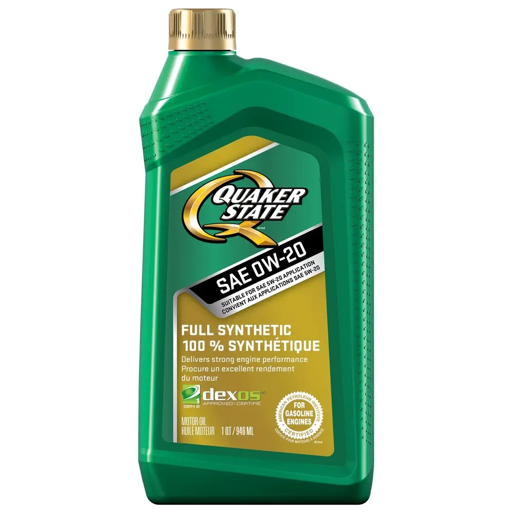 Quaker State Motor Oil 0W20 Full Synthetic 946 ml QST 550046177