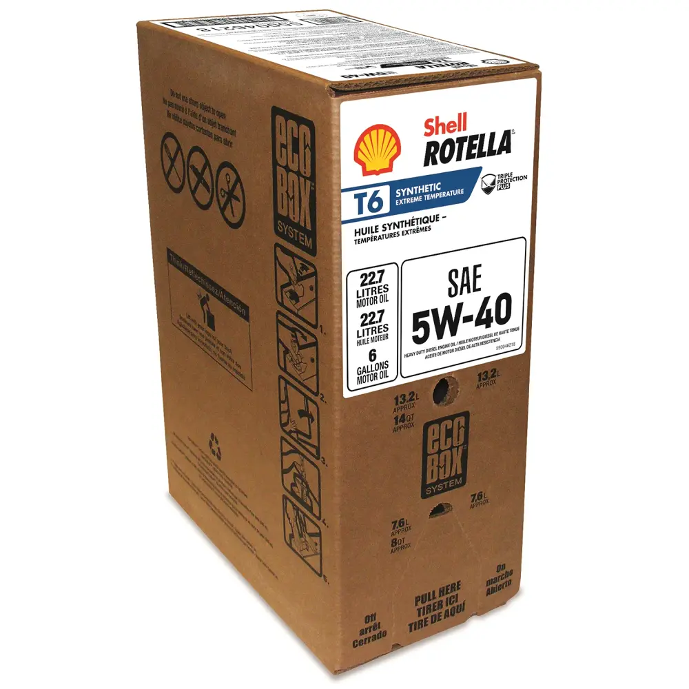 Shell Rotella T6 Motor Oil 5W40 Full Synthetic 22.7 l SHL