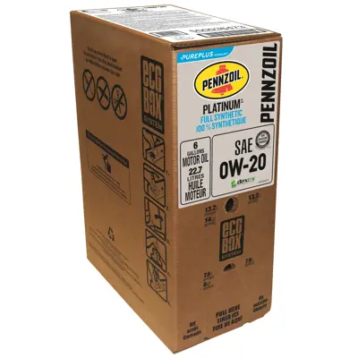 Pennzoil Platinum Motor Oil 0W20 Full Synthetic 22.7 l PEN
