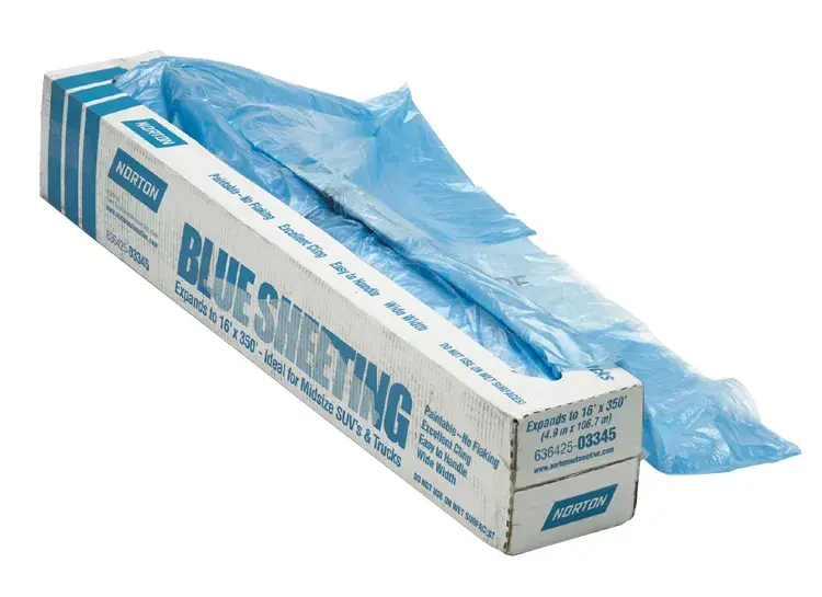 blue＊ページ Norton Blue Plastic Sheeting, X350 ft NOR 03723 | Product Details