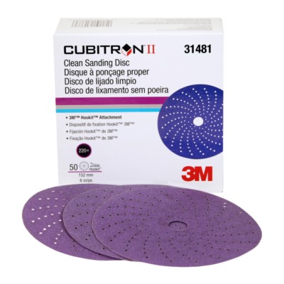 Sandpaper - DA Disc - 220 Grit - 6 in. MMM 31481 | Product Details